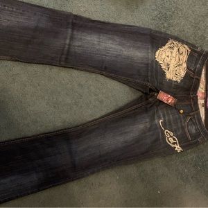 Ed Hardy Women jeans size 16 brand new